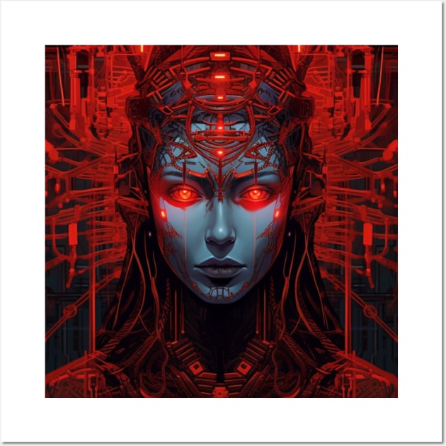 Shodan AI Virus Wall Art by Nightarcade